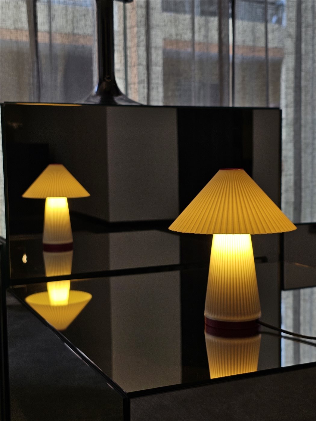 Kami Lamp in a warm interior